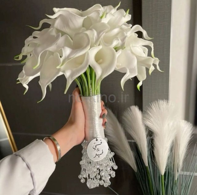 عکس خفن دسته گل عروس سفید