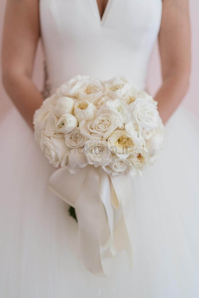 عکس خفن دسته گل عروس سفید