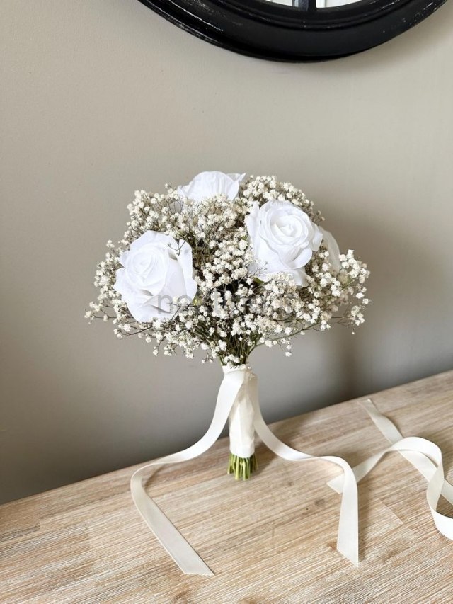 عکس خفن دسته گل عروس سفید