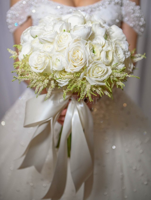 عکس خفن دسته گل عروس سفید