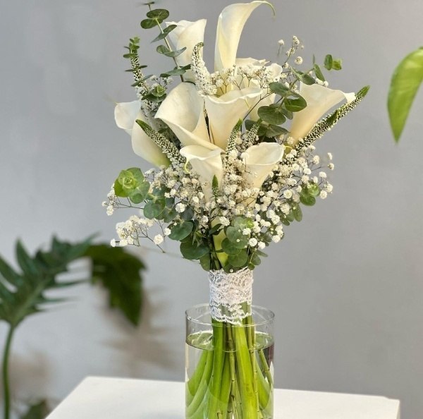 عکس خفن دسته گل عروس سفید