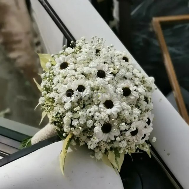 عکس خفن دسته گل عروس سفید