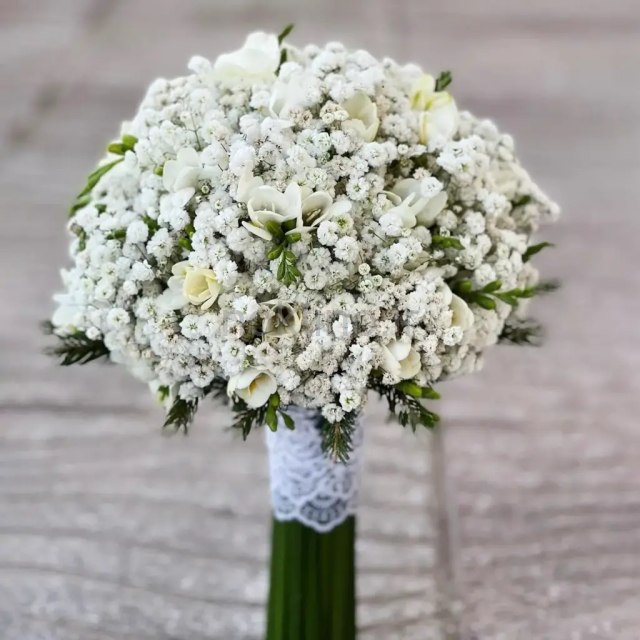 عکس خفن دسته گل عروس سفید