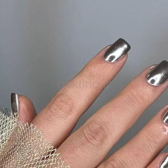 عکس خفن 75 مدل ناخن کروم کلیر