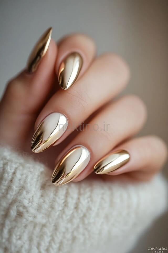 عکس خفن 75 مدل ناخن کروم کلیر