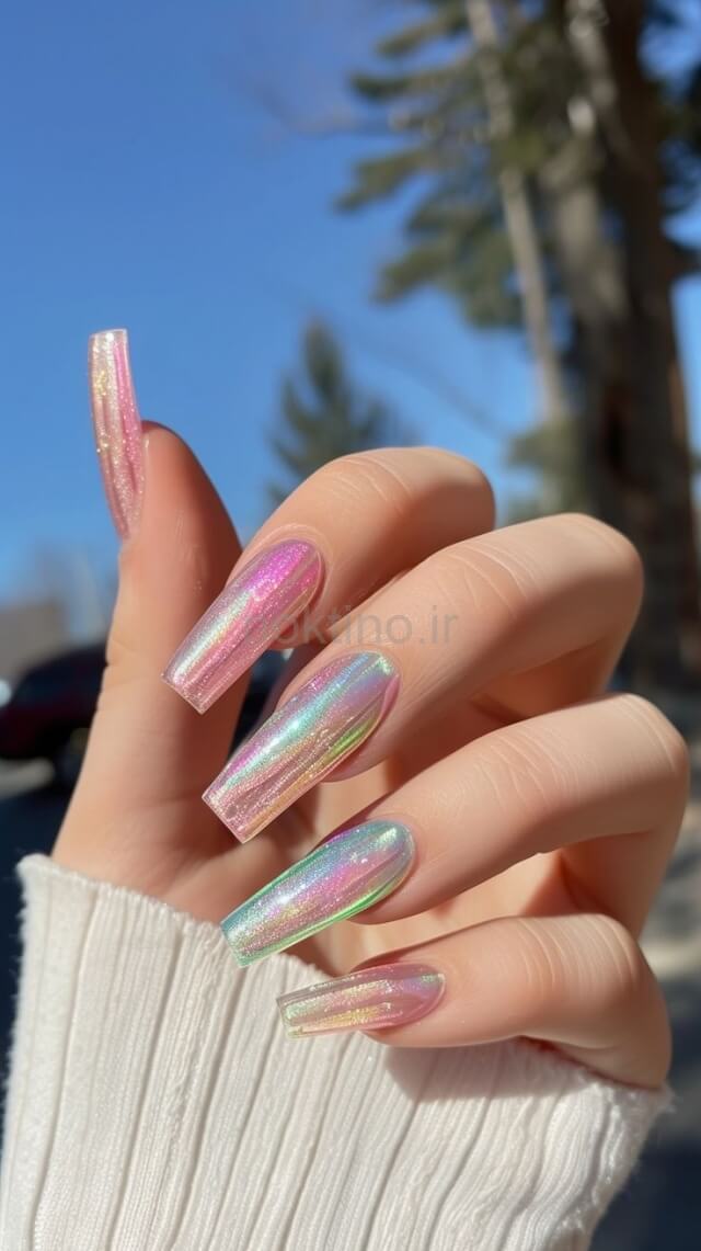 لاک کروم هفت رنگ