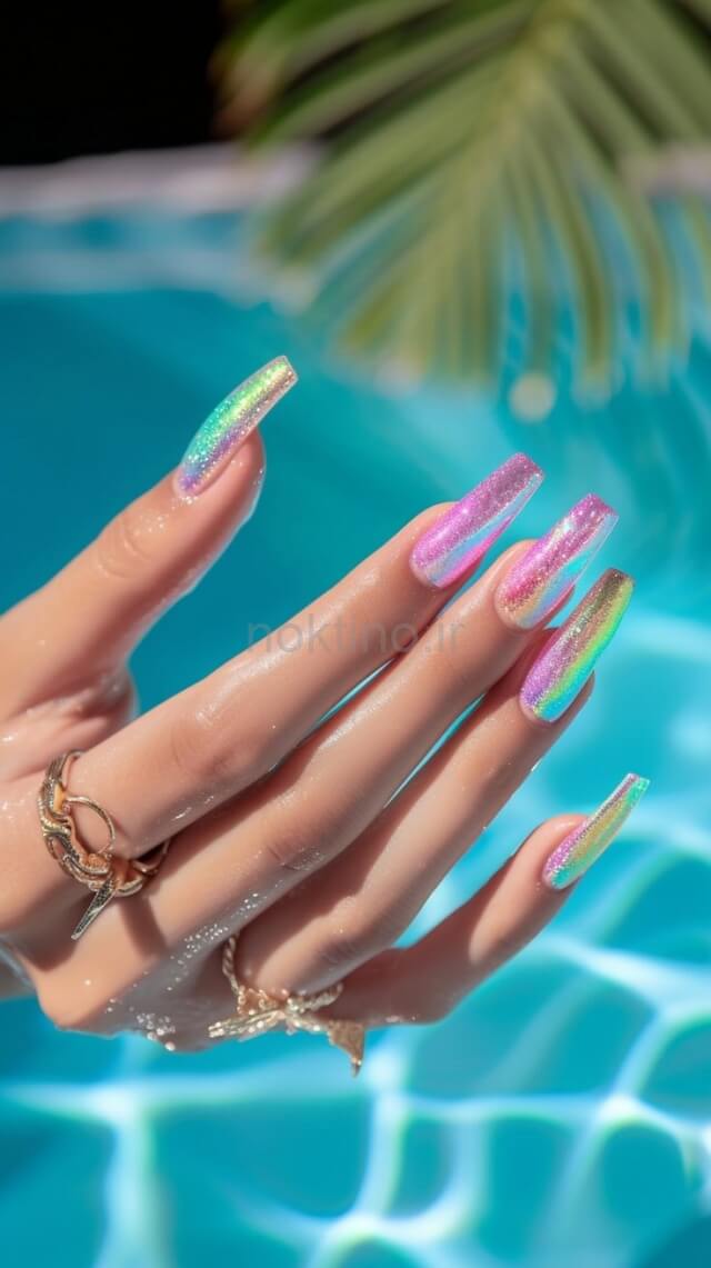 لاک کروم هفت رنگ