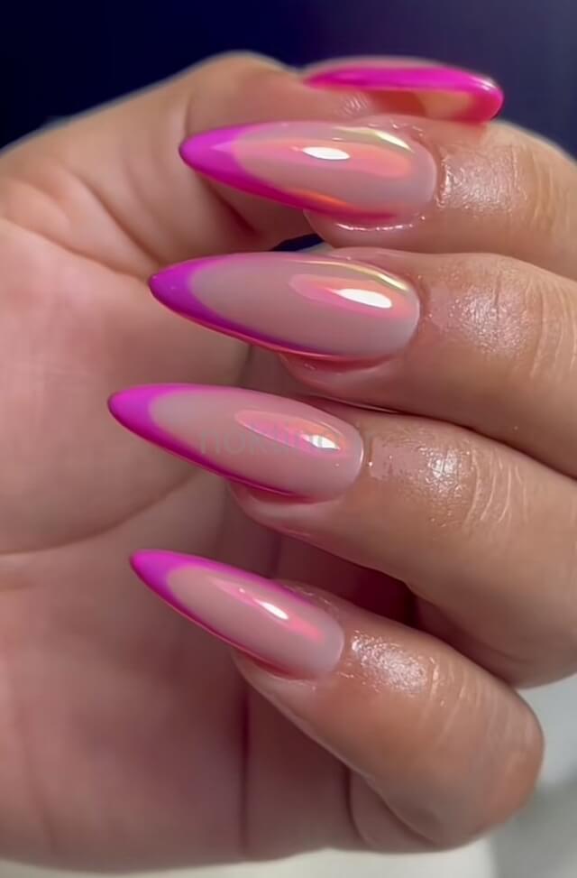 عکس خفن 75 مدل ناخن کروم کلیر