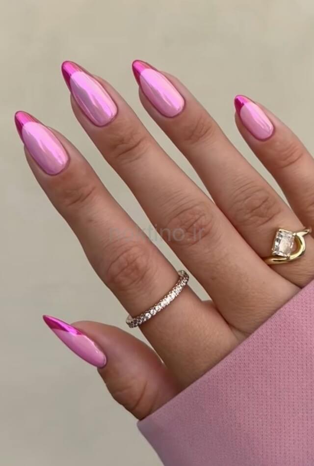 عکس خفن 75 مدل ناخن کروم کلیر