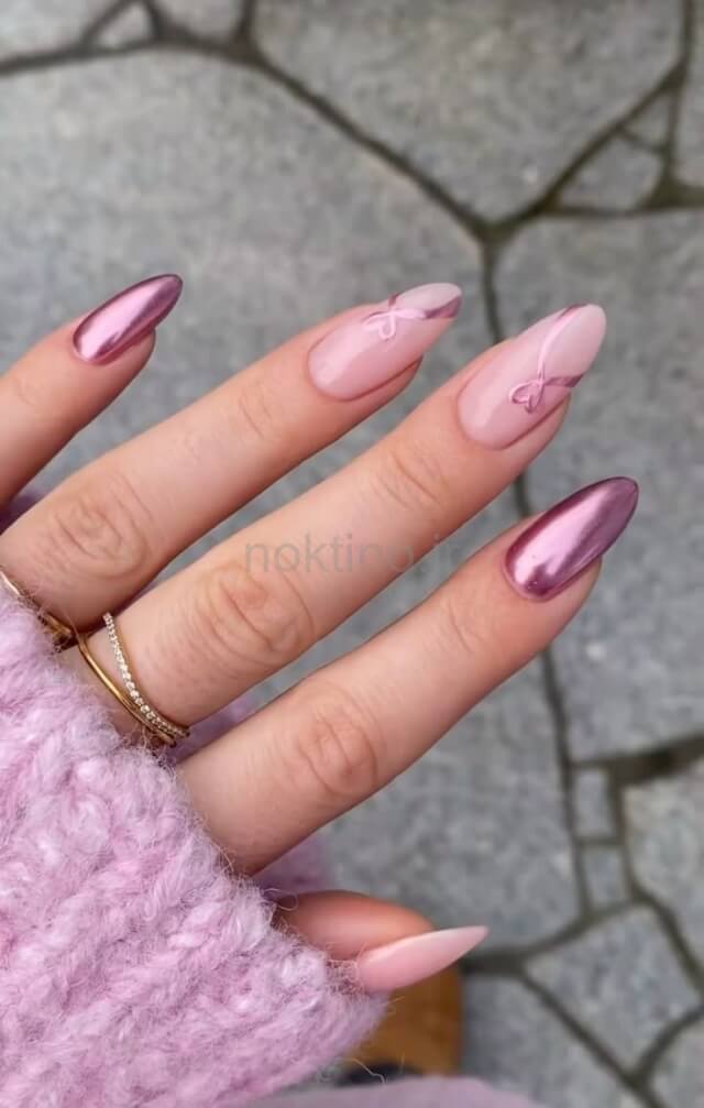 عکس خفن 75 مدل ناخن کروم کلیر