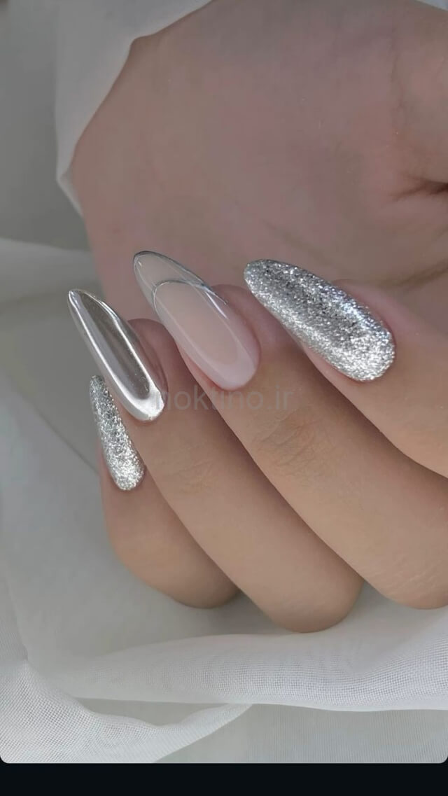 عکس خفن 75 مدل ناخن کروم کلیر