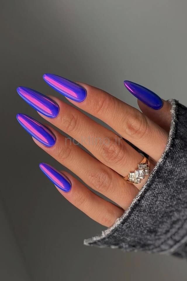 عکس خفن 75 مدل ناخن کروم کلیر