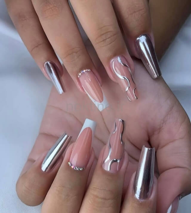 لاک کروم هفت رنگ