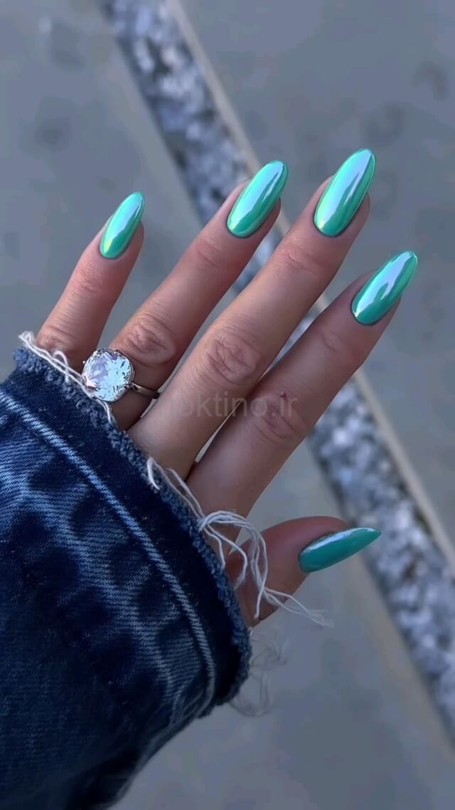 عکس خفن 75 مدل ناخن کروم کلیر